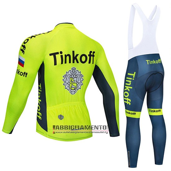 Abbigliamento Tinkoff 2020 Manica Lunga e Calzamaglia Con Bretelle Giallo - Clicca l'immagine per chiudere